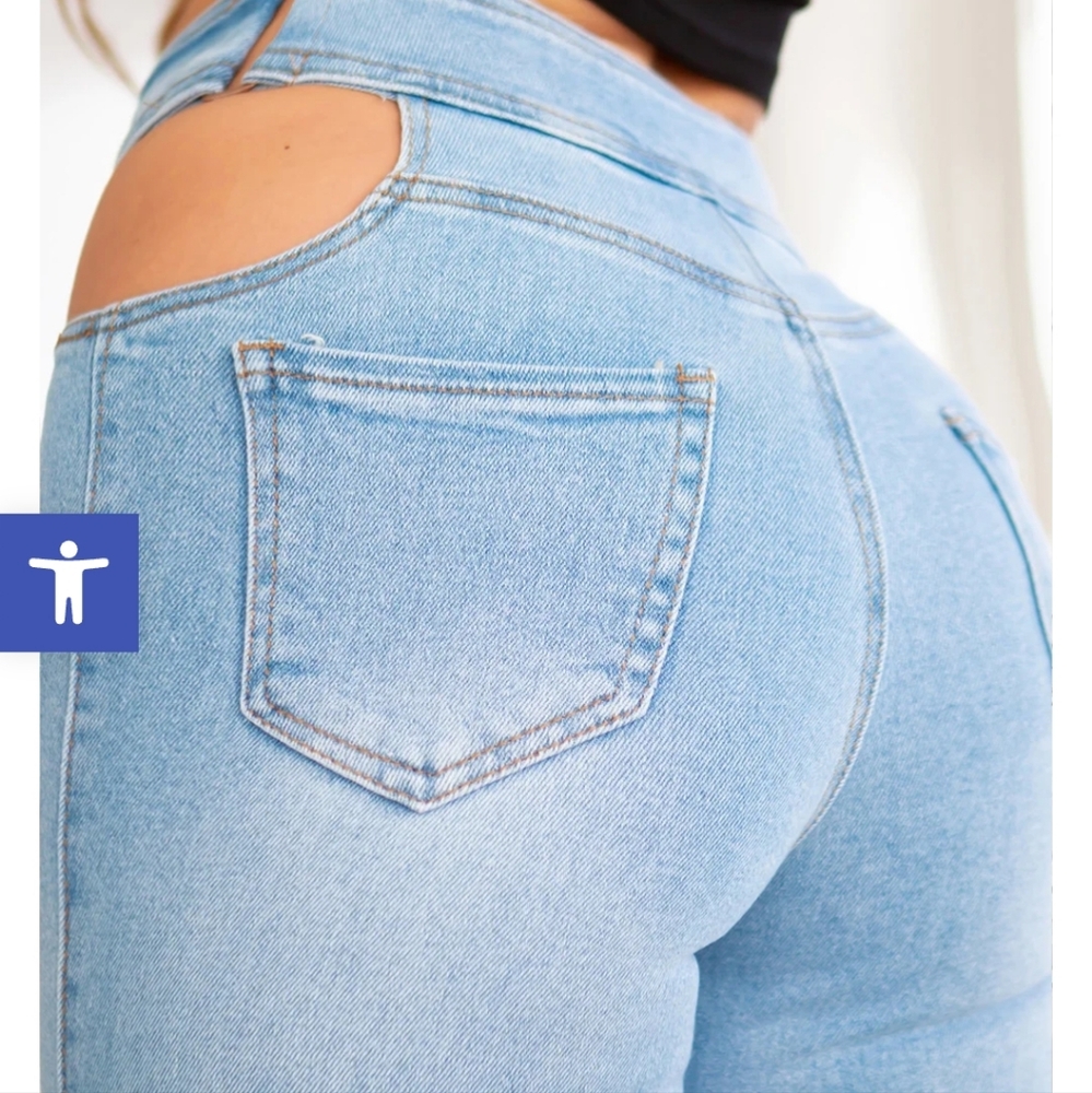 Angel Flare Jeans, Light Wash. Size 15 Junior. New With Tag - Picture 10 of 15